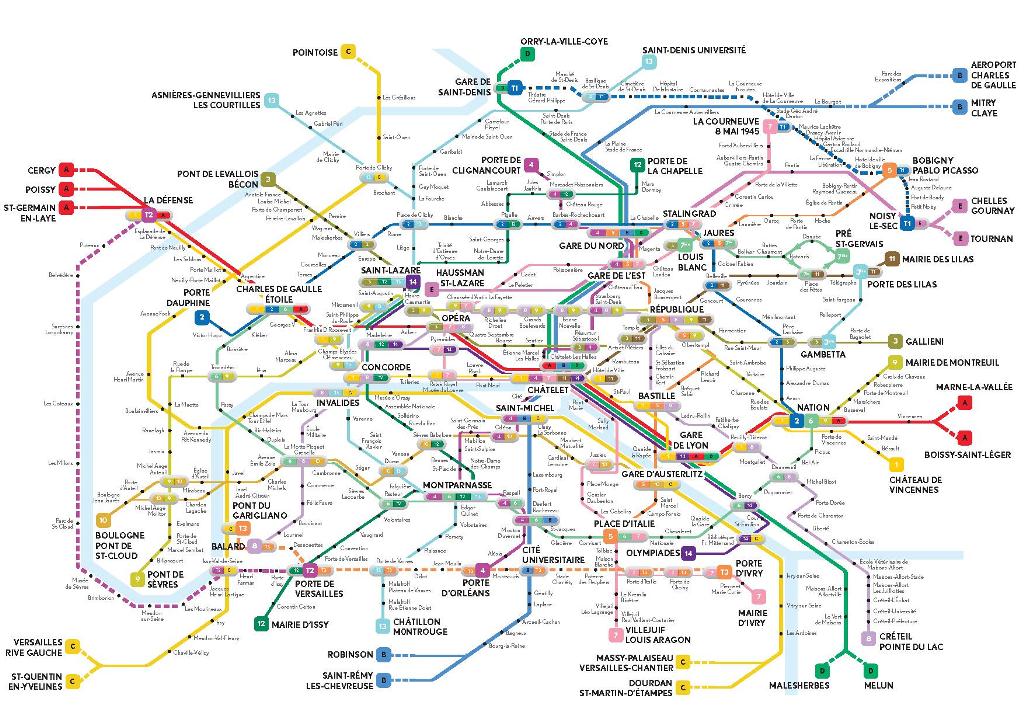 Plan Metro Parisien Horaires | Subway Application